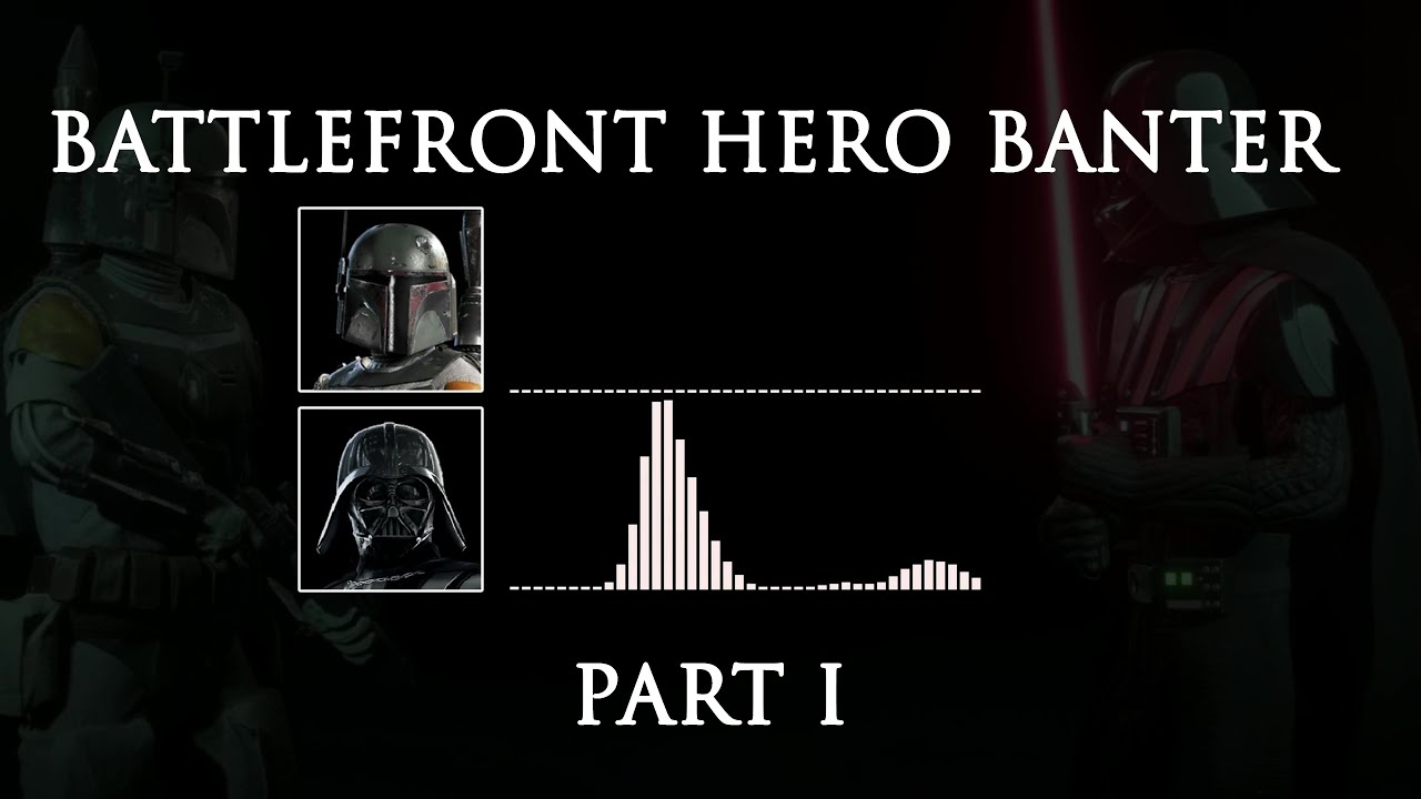 Star Wars Battlefront 2 Hero Banter | Boba Fett vs Darth Vader - Count Dooku vs General Grievous