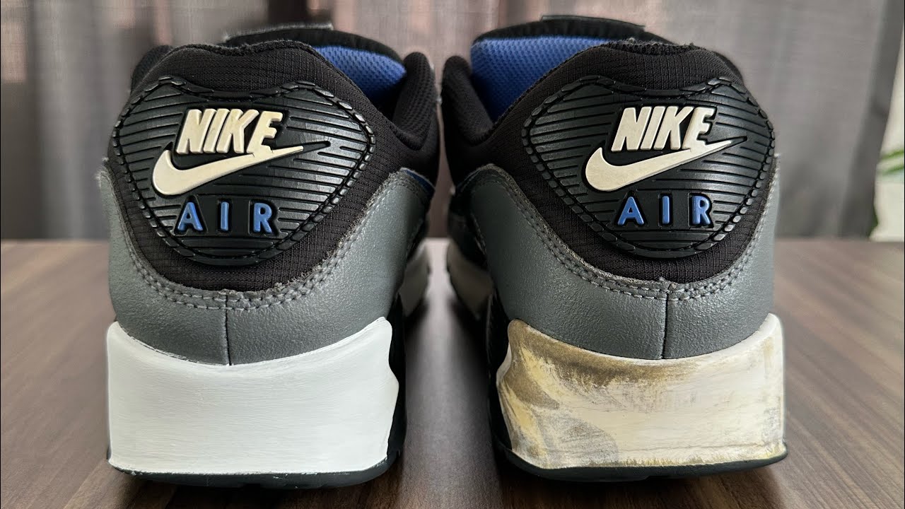 RESTAURACIÓN DE COLOR SUELA DE NIKE AIR MAX 90 | Sneakers Clinic Colima