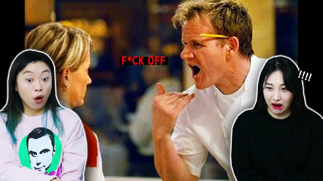 Корейские девушки реагируют на «Гордона Рамзи»