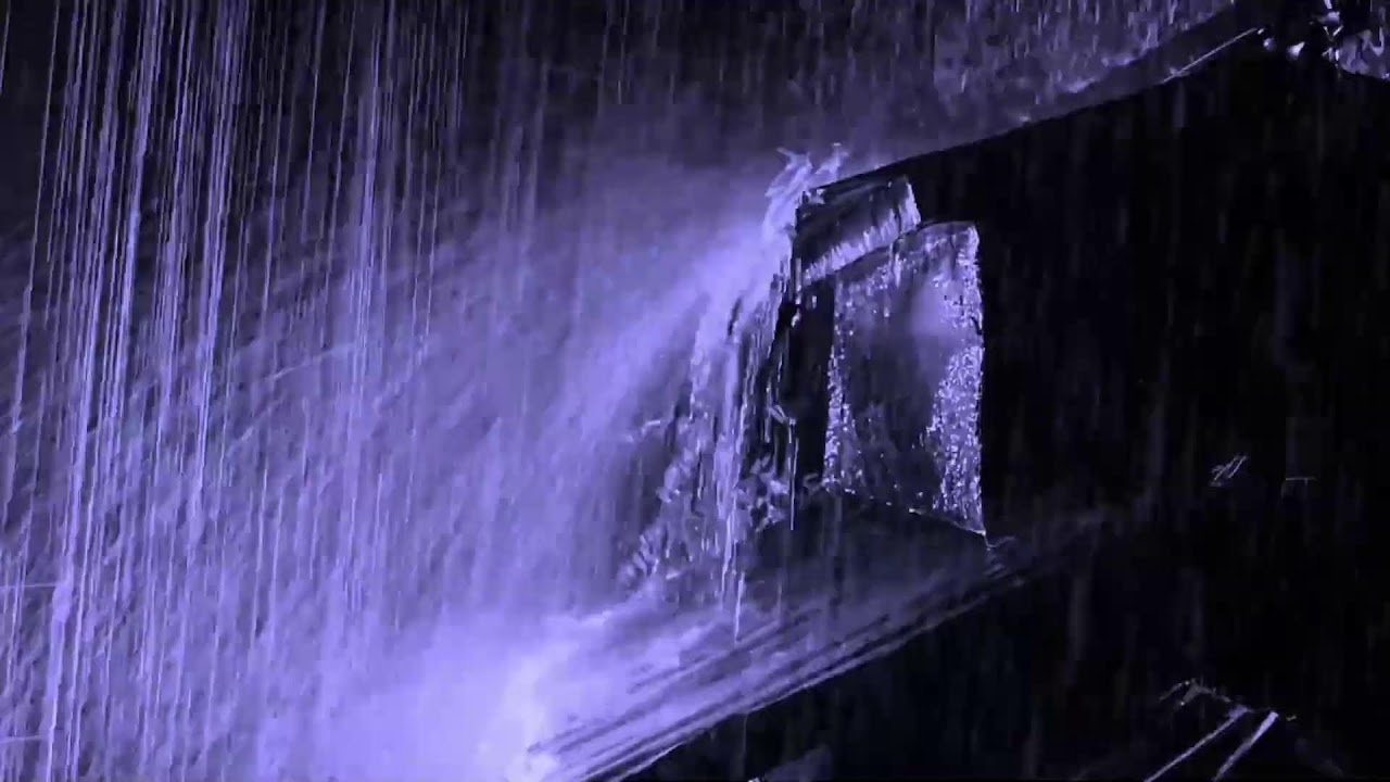 Heavy Rain Night Sounds to End Insomnia Naturally