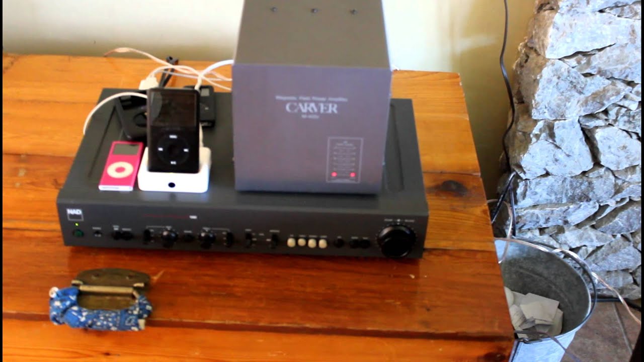 NAD 1300 Pre-Amp, Carver M-400t amp and Pioneer HPM-100 Speakers