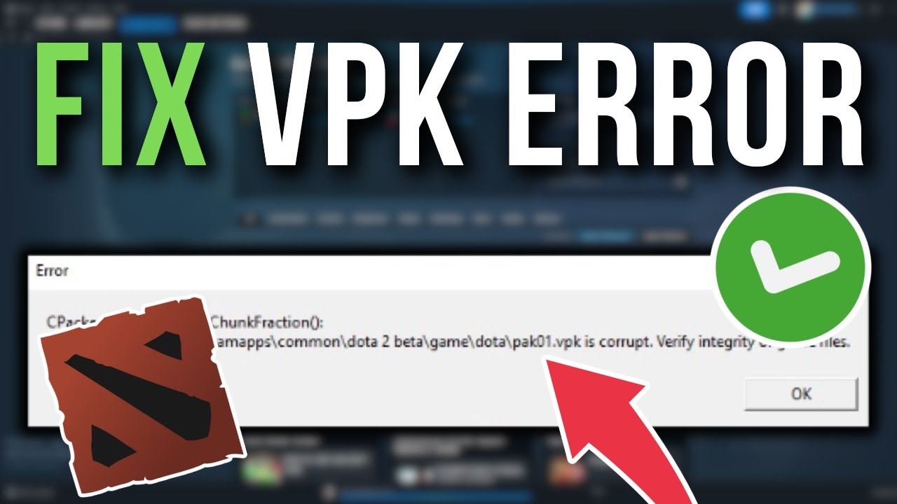 Как исправить ошибку «PAK01.VPK поврежден» в Dota 2 — полное руководство
