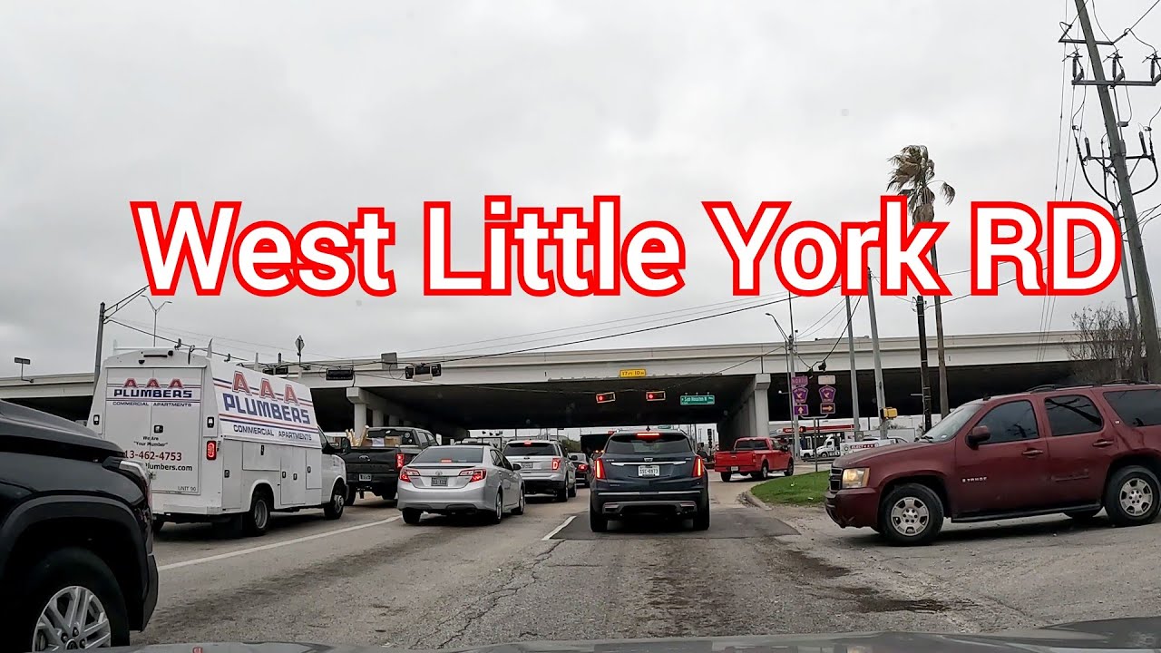 West Little York RD Driving Houston Texas
