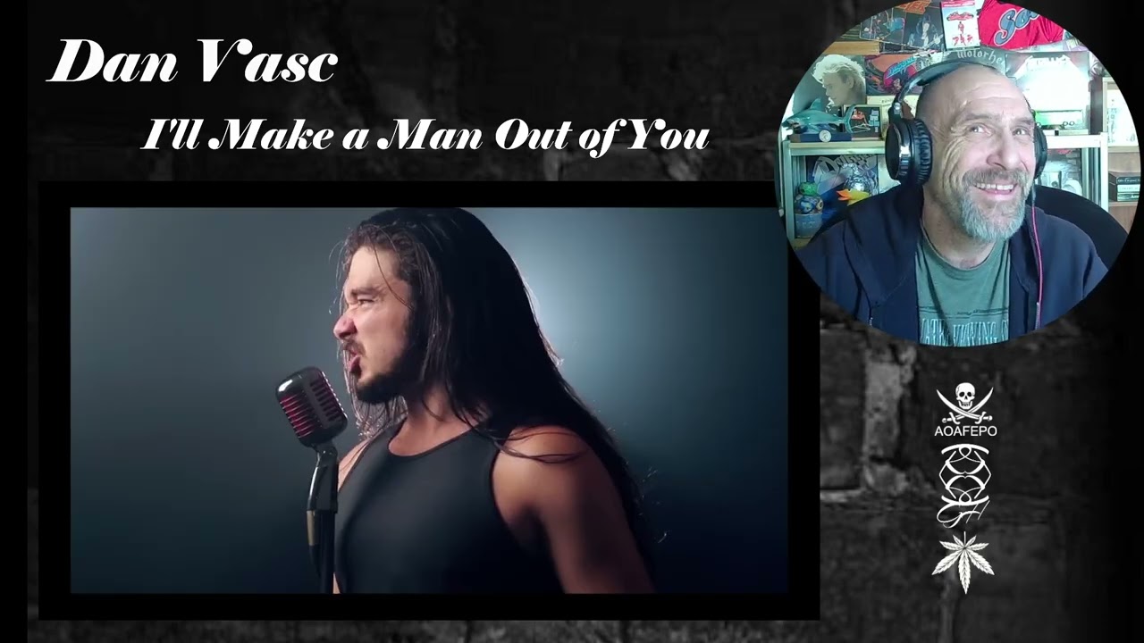 Dan Vasc - I'll Make a Man Out of You - Reaction with Rollen (METAL COVER - Mulan)