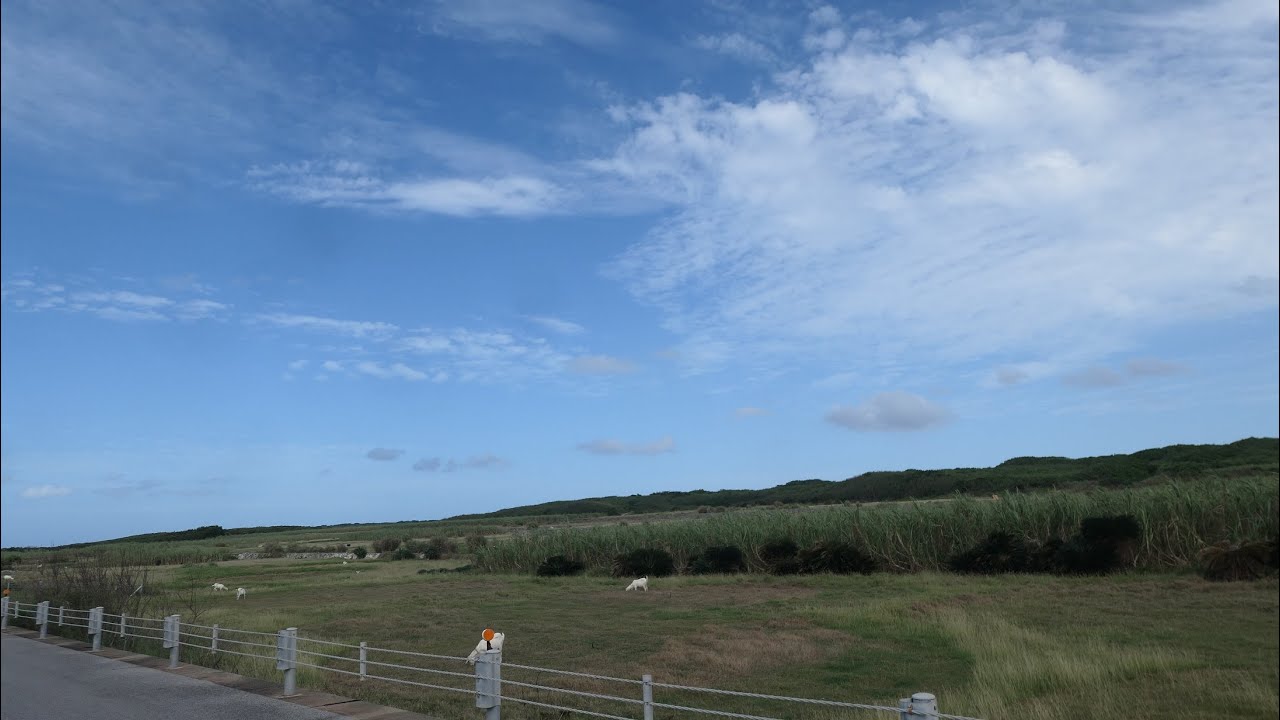 自転車散策：波照間島【泡波酒店・波照間空港・波照間島星空観測タワー・コート盛・波照間港】(20211015撮影)