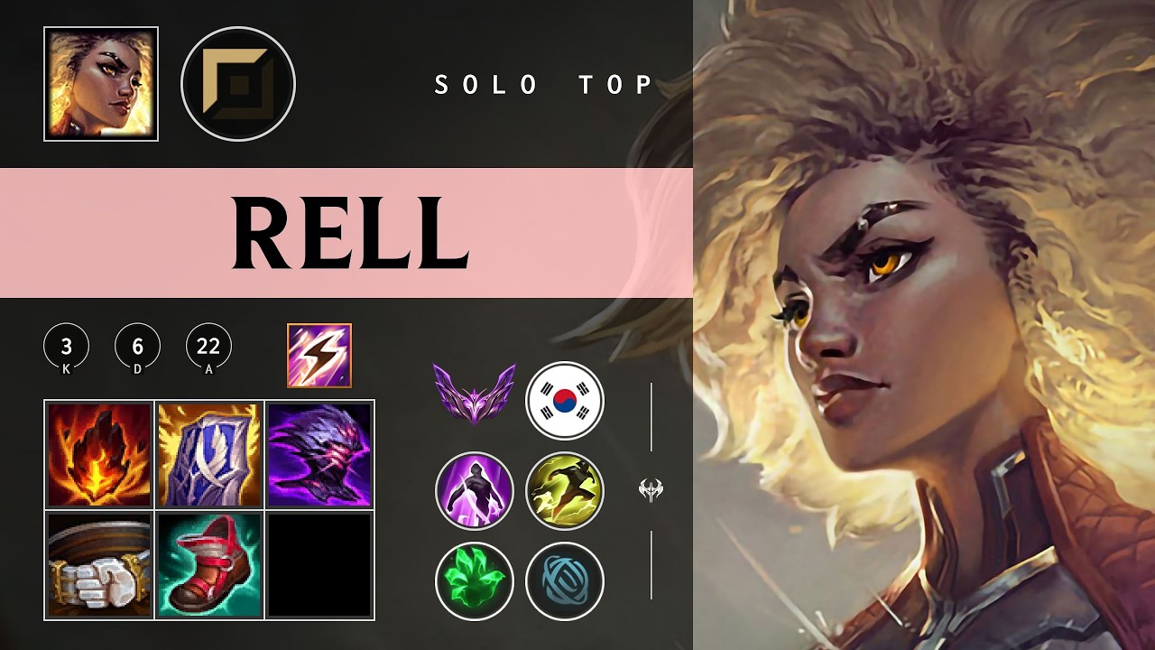 Rell Top vs Illaoi - KR Master Patch 26.04