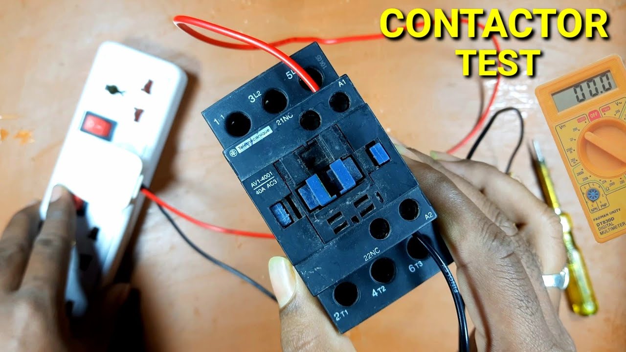 how to test Contactor || Contactor test with multimeter ||  #contactor #electricalteluguofficial