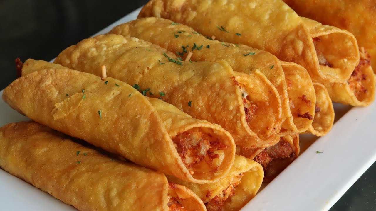 Такитос из курицы Баффало. ПРОСТОЙ РЕЦЕПТ | Закуска, которая понравится всем 🤤