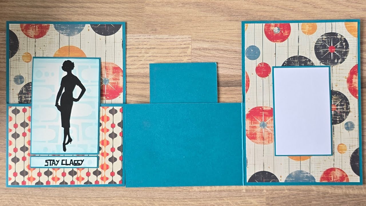 😍 THE EASIEST DIFFERENT FOLD CARD YOU WILL EVER MAKE 😍 FUNKY FOSSIL STAMPS #cardmaking #funkyfossil