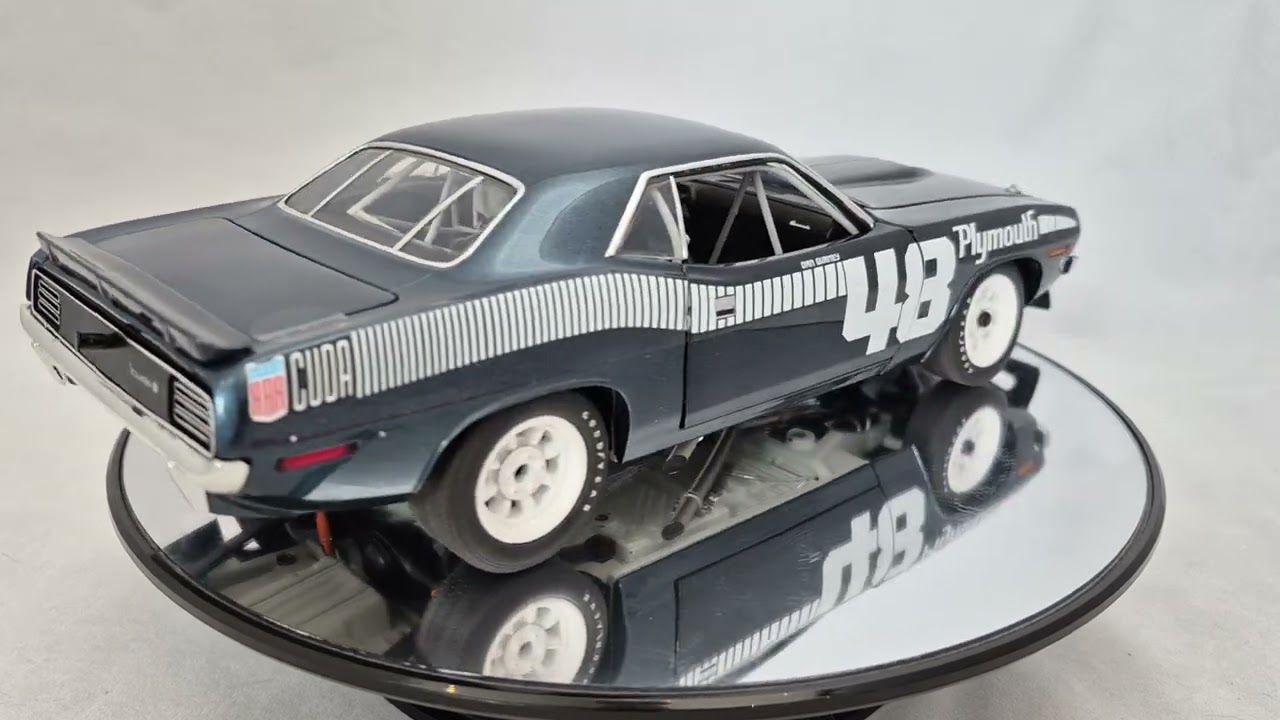 ACME 1970 AAR Plymouth Cuda #48 Pilot Car Mopar Blue Dan Gurney Trans-Am