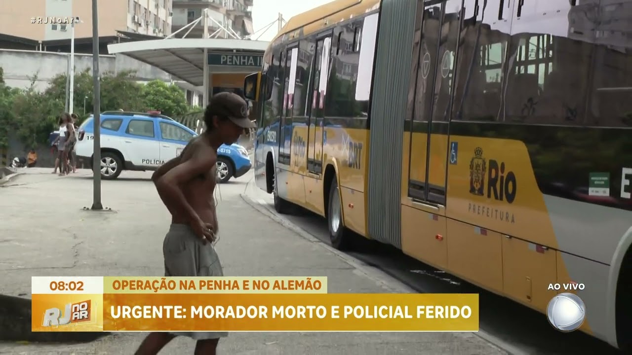 URGENTE: OPERAÇÃO NO COMPLEXO DA PENHA DEIXA MORADOR M0RT0 EM ESTAÇÃO DE BRT