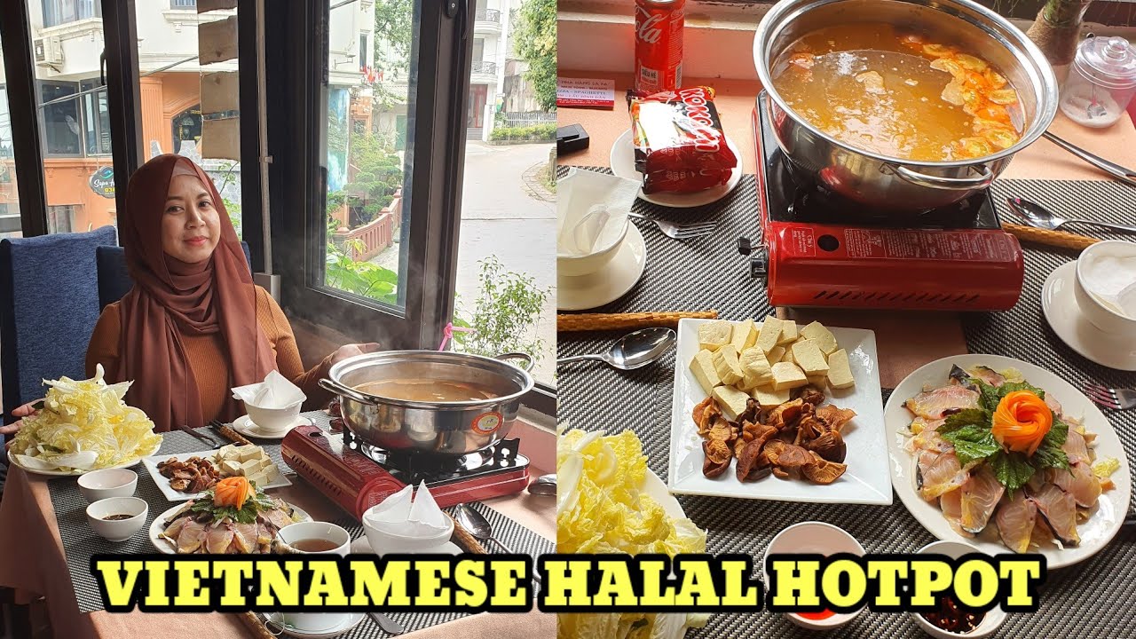 HALAL HOTPOT IN SAPA - VIETNAM | Makanan Khas Sapa Porsinya Besar Daging Ikannya Premium Puas Banget