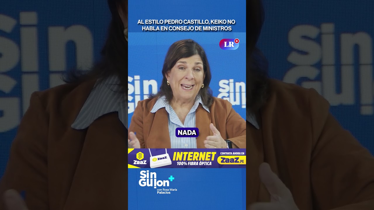 AL ESTILO PEDRO CASTILLO, KEIKO NO HABLA EN CONSEJO DE MINISTROS | SIN GUION #shorts