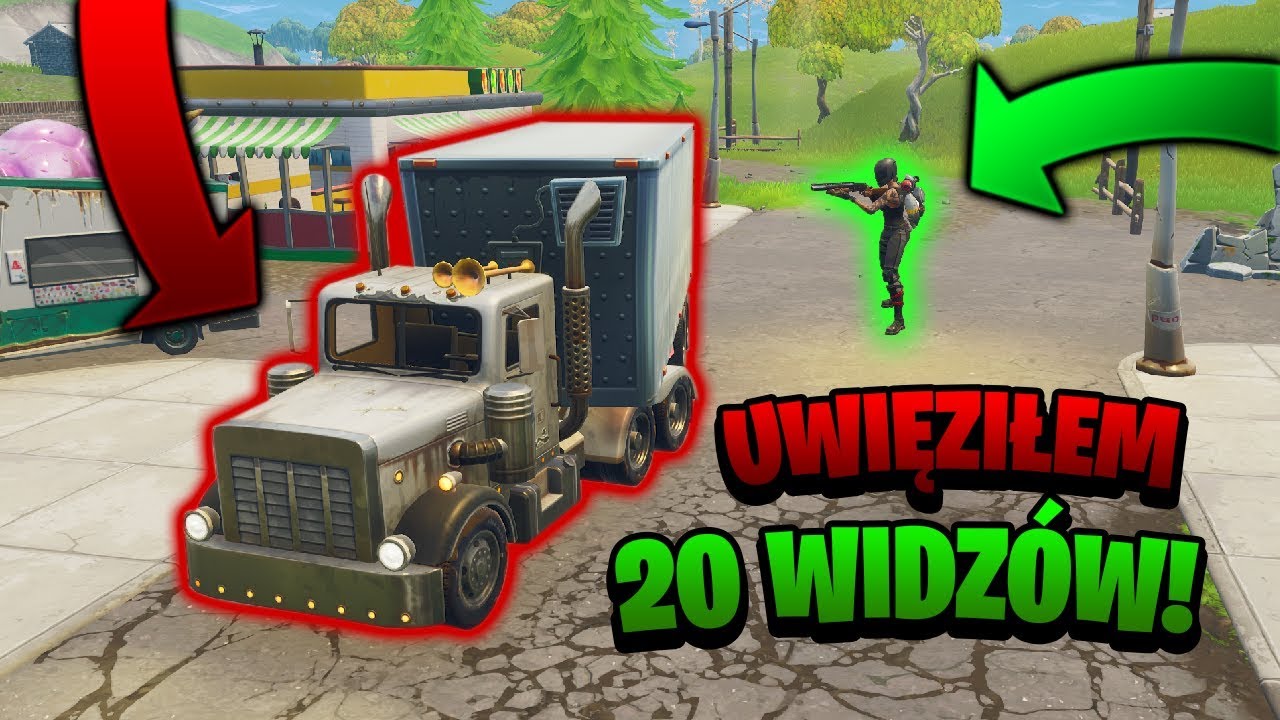 ZAMYKAM DWADZIEŚCIA OSÓB W CIĘŻARÓWCE W FORTNIE! CZY SIĘ ZMIESZCZĄ?