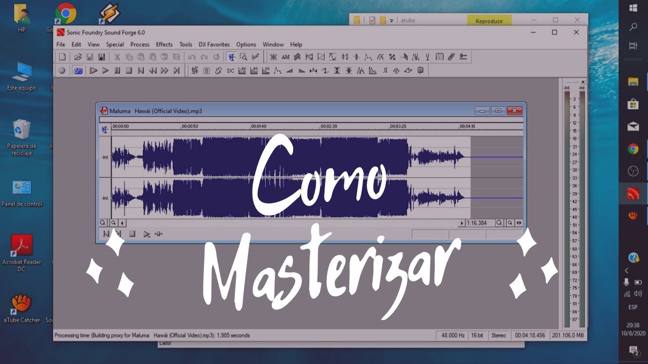 COMO MASTERIZAR CON SOUND FORGE