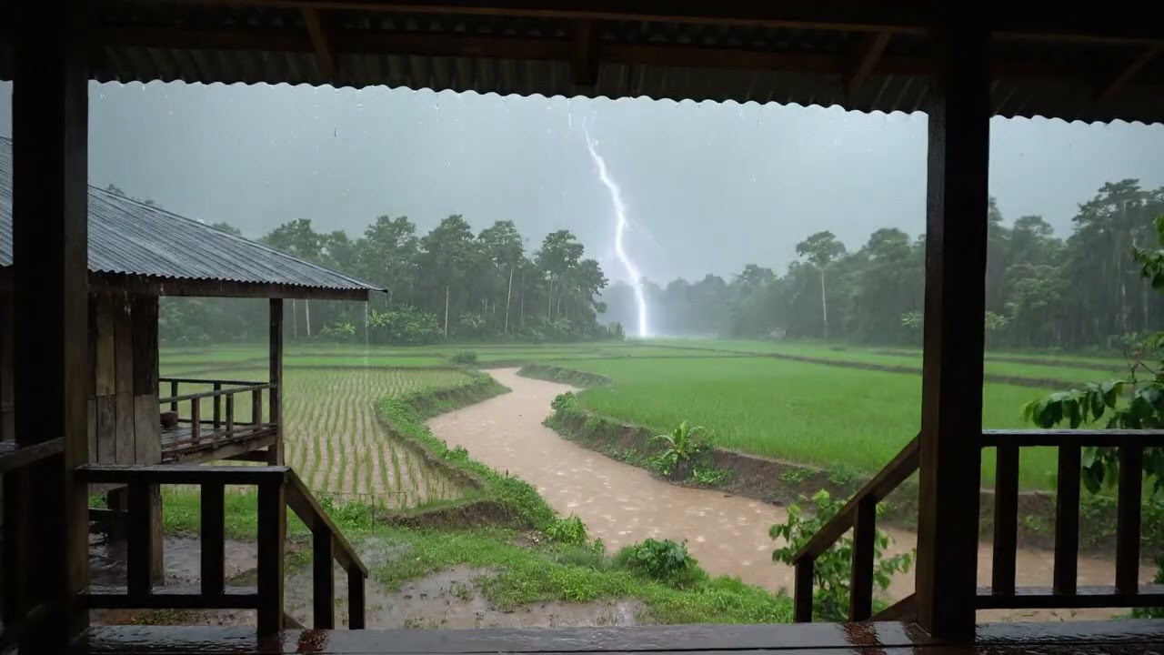 Stress Relief Meditation with Rain