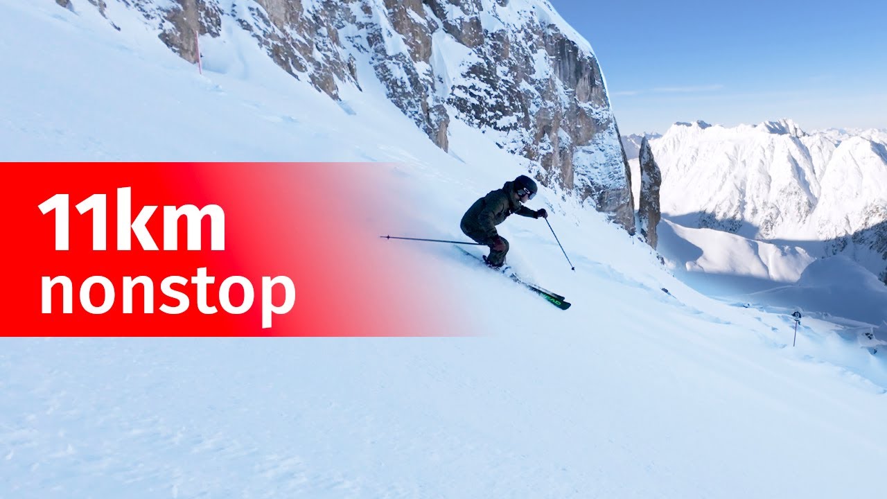 Längste Skipiste in Ischgl: 11km ohne Pause (Uncut)
