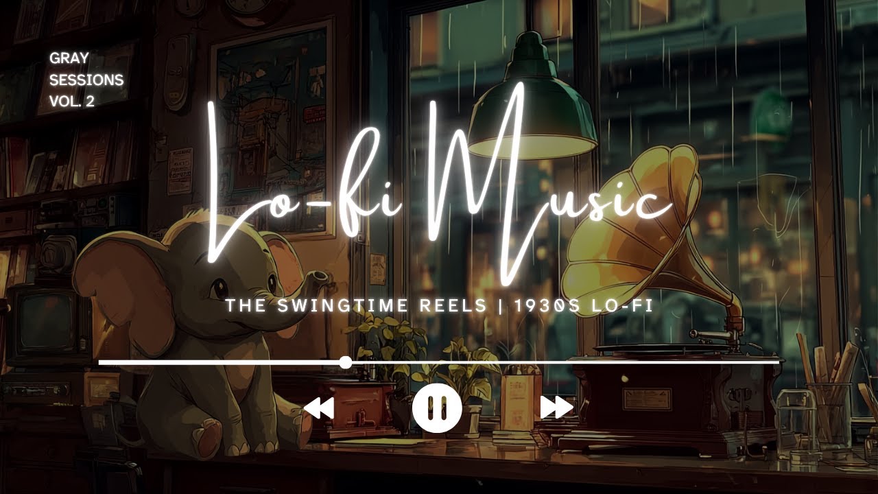 The Gray Sessions Vol. 2 | 🎙️ The Swing Time Reels | 1930s Lo-fi Jazz with Trumpet & Big Band Soul