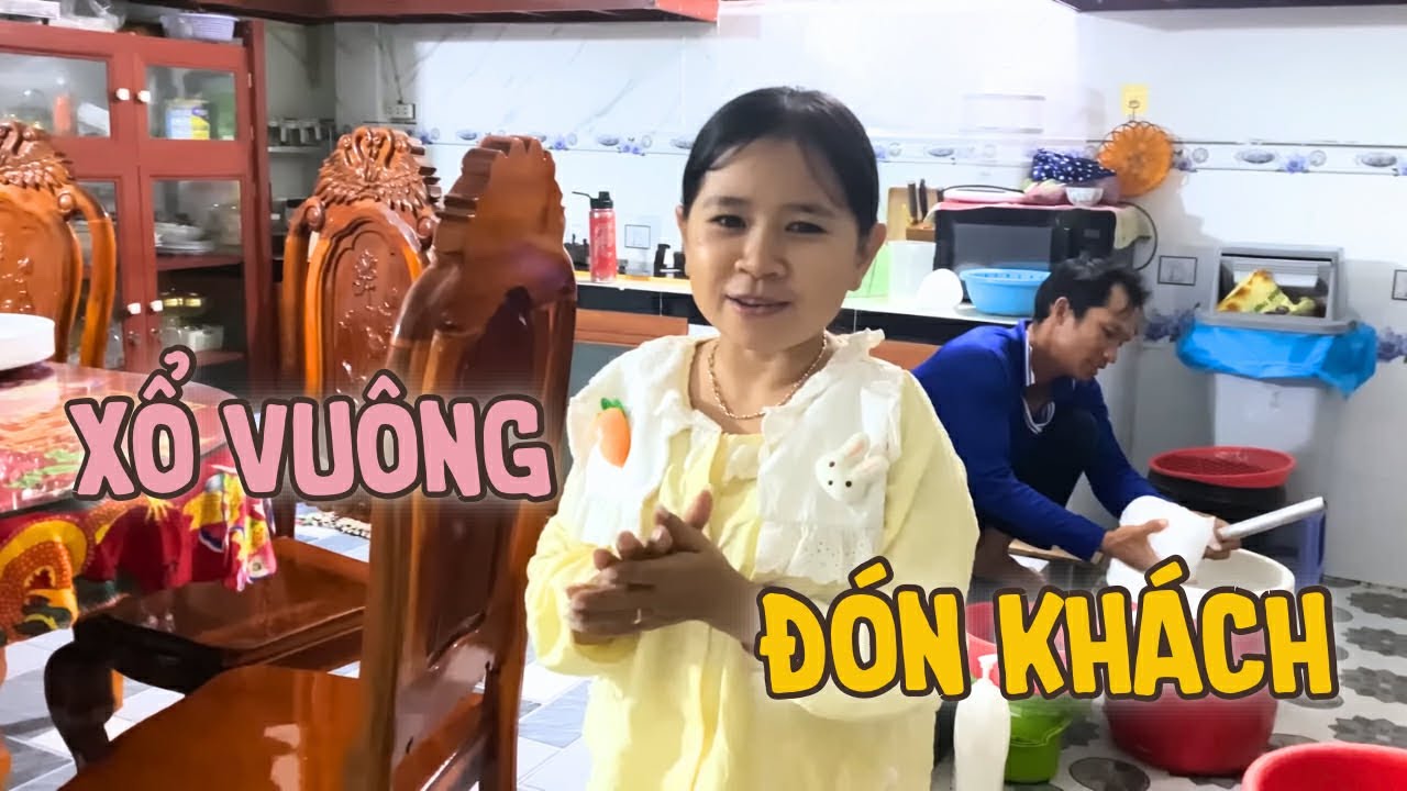 Nửa Đêm 3 Anh Em Đi Xổ Vuông Để Chuẩn Bị Đón Đoàn Khách Vip Xuống Thăm || Vợ Chồng Bé Bỏng
