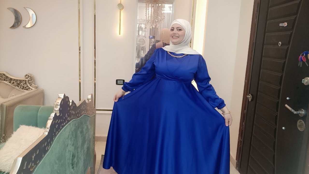 رحت الكوافير انا وبناتي ولبست الفستان وبقينا قمرات  لبست فستان سواريه الثقه في النفس  أساس النجاح