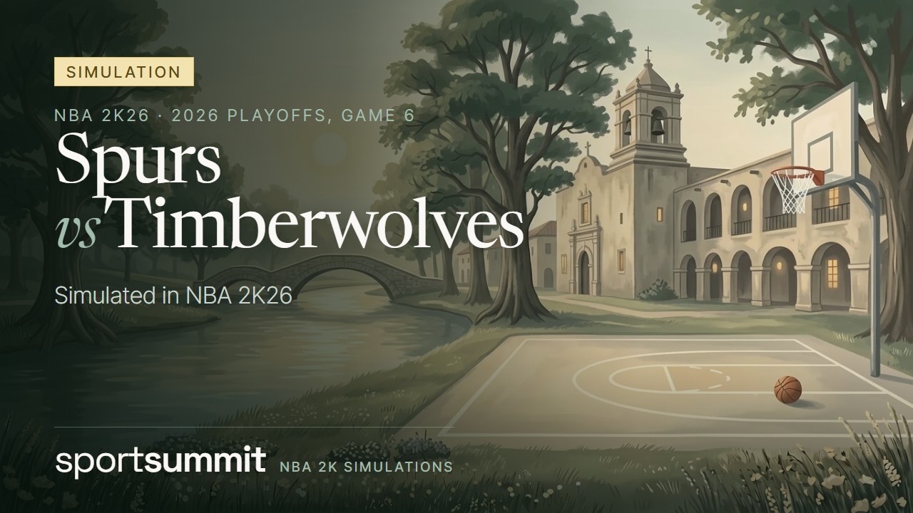 NBA 2K26 Simulation: Spurs vs Timberwolves (2026 Playoffs, Game 6, streamed May 15, 2026, part 1)