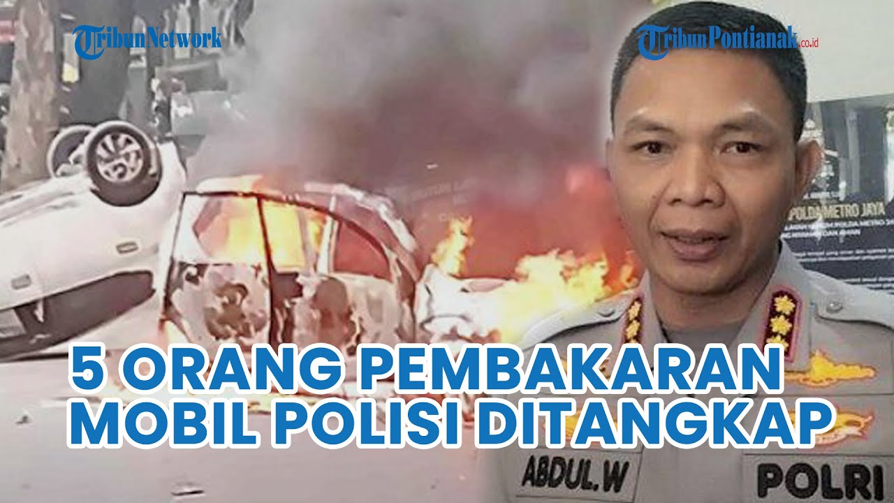 Kasus Pembakaran Mobil Polisi di Depok❗ 5 Orang Diduga Anggota Ormas Ditangkap