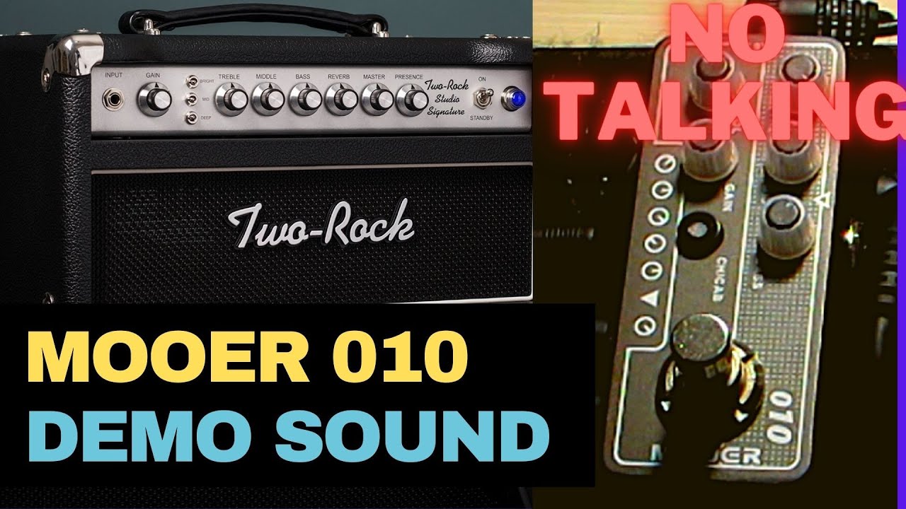 MOOER 010 TWO STONES PRE AMP DEMO - (No Talking)