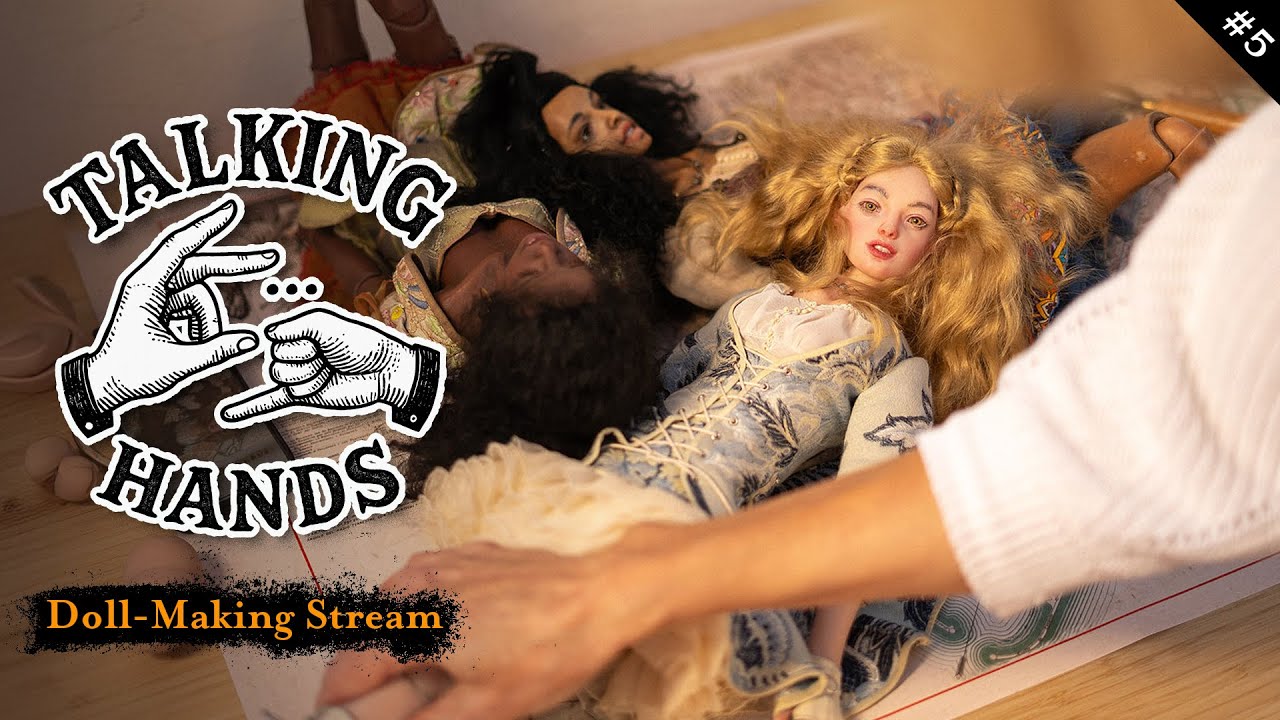 Кукла BJD с нуля — от туловища до конечностей: лепка куклы (ВЖИВУЮ!)