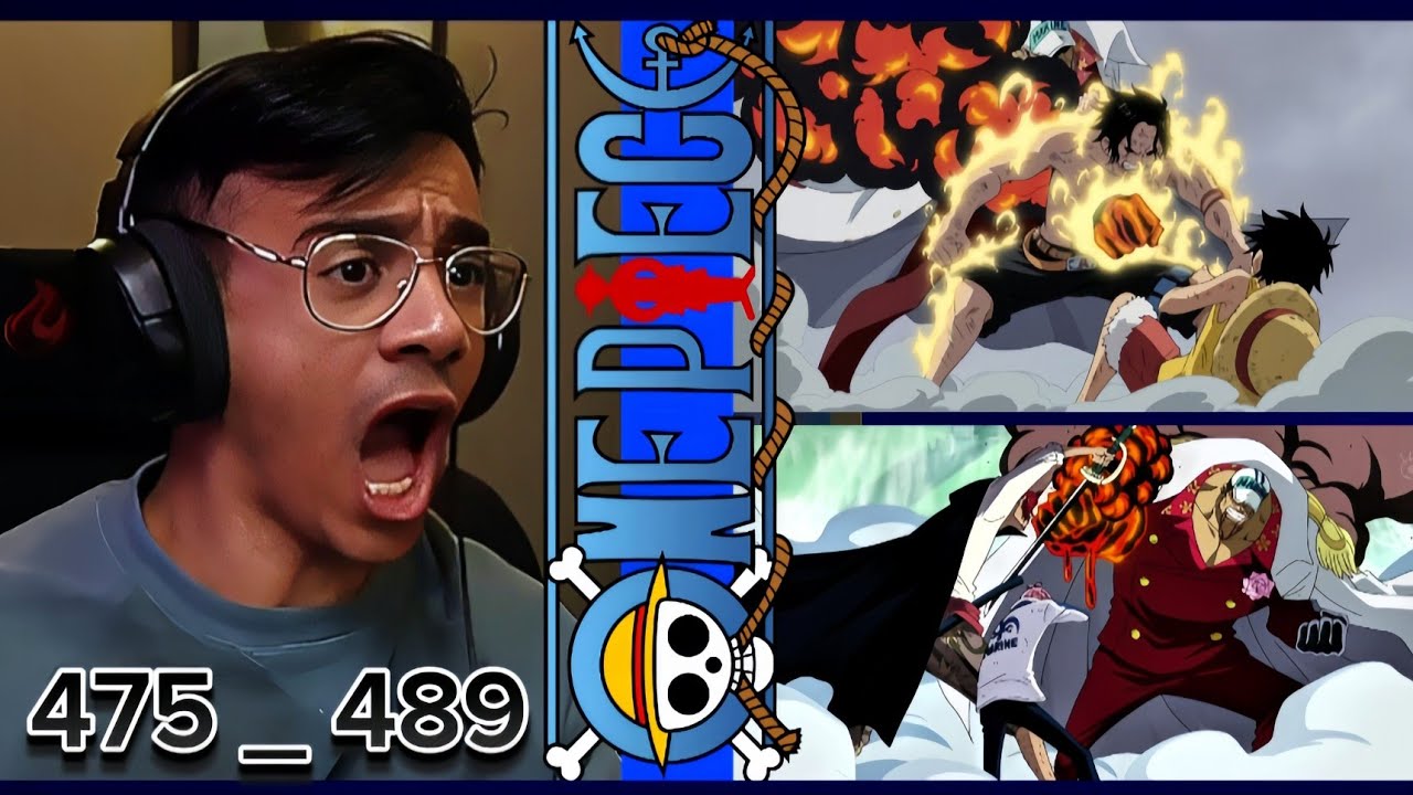 ردة فعل الوجيه على ون بيس الحلقة 475 إلى 489 🔥🔥
