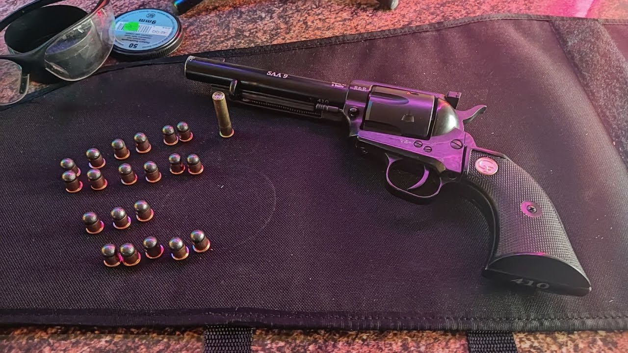 🔥HKZ 20🔥 - Chiappa 1873 9mm test Flobertky