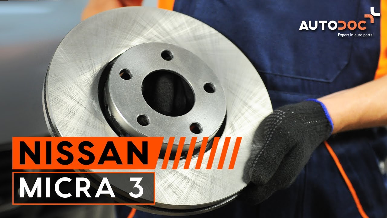 Changer disques de frein avant et plaquettes de frein NISSAN MICRA 3 TUTORIEL | AUTODOC