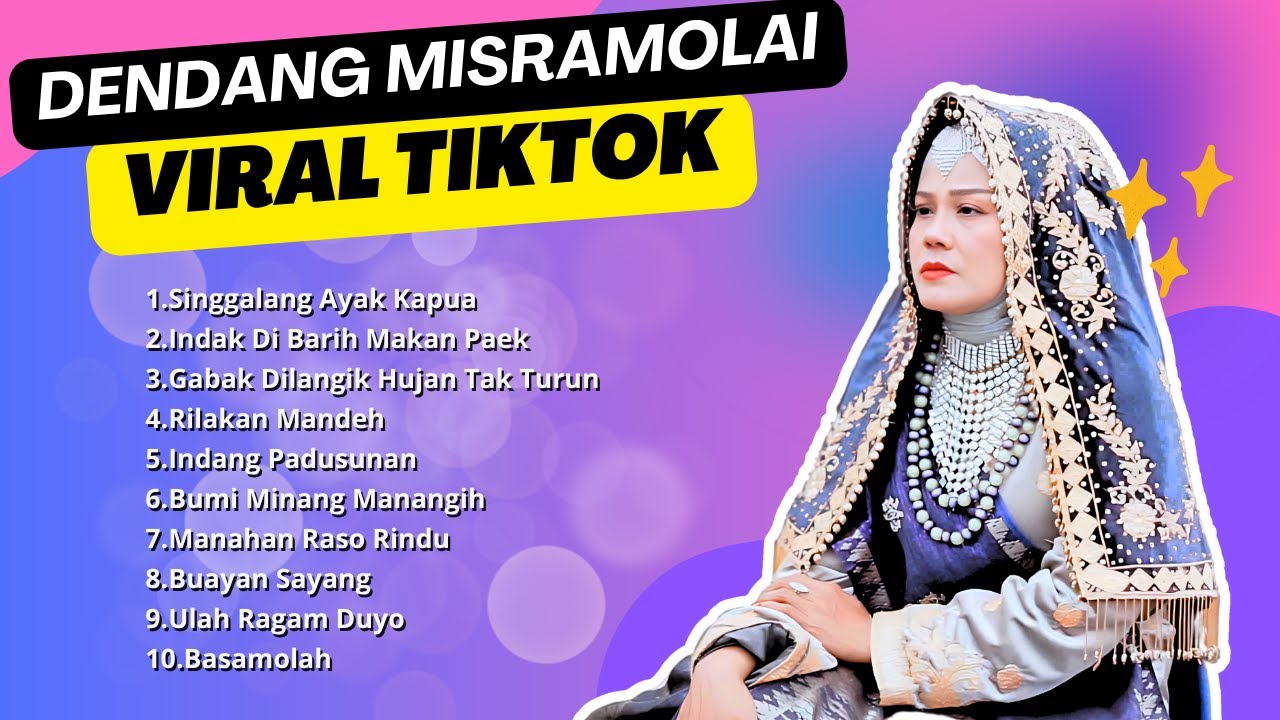 Full Album Dendang Misramolai Viral TikTok 2024 – Lagu Minang Terbaru & Terpopuler Sepanjang Tahun