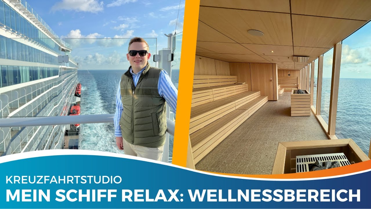 Das hat die Mein Schiff Relax im SPA & MEER zu bieten! Rundgang mit Fabian