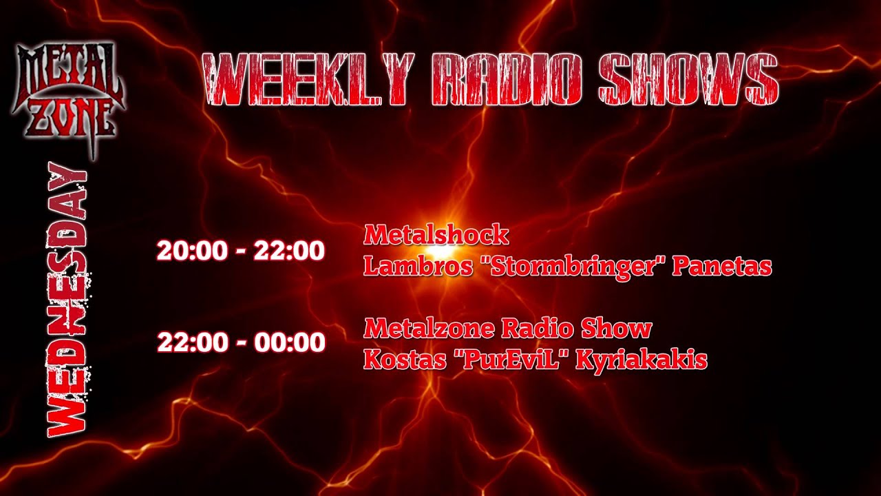 Metalzone.gr Weekly Radioshow Program Video