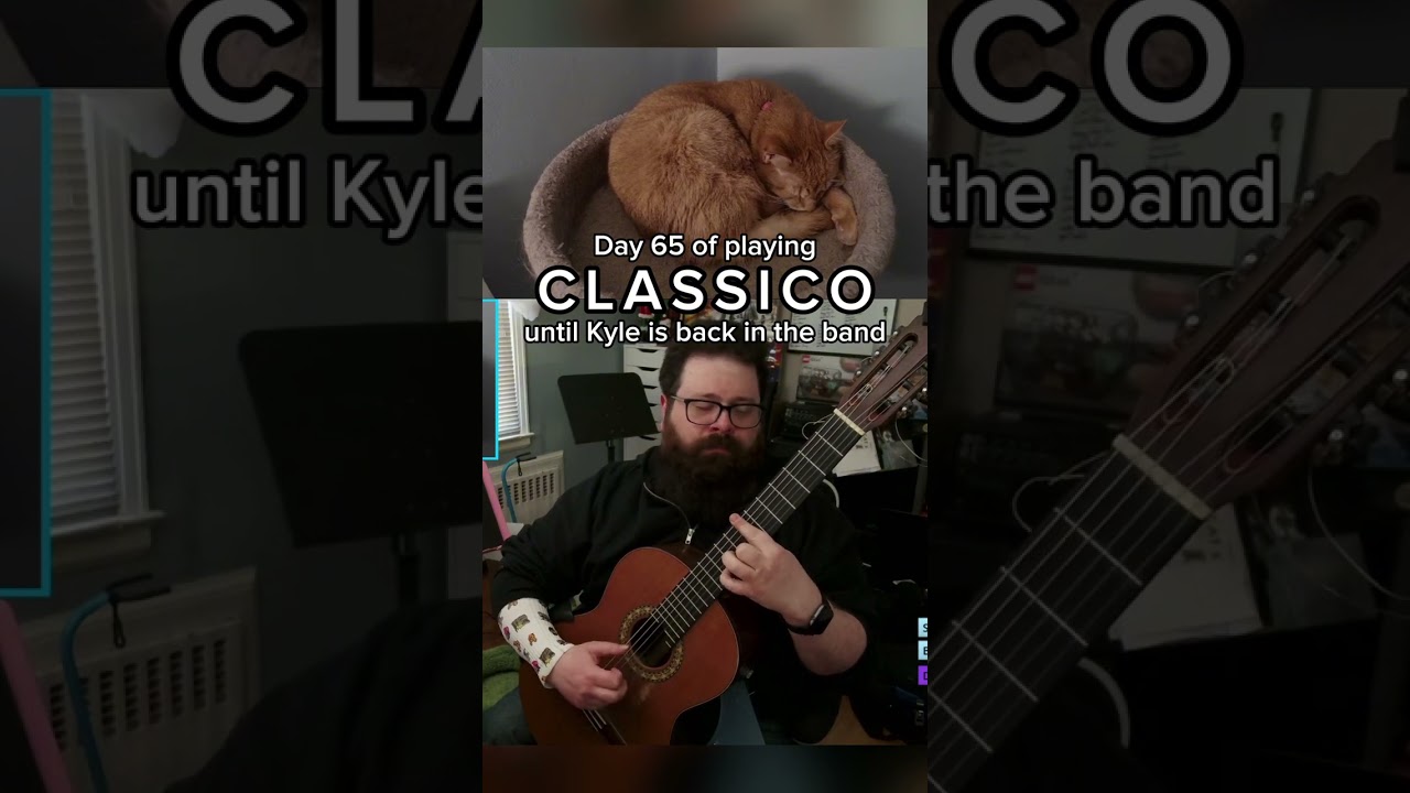 Classico pt 2 - Day 65 | @tenaciousD | #shorts #classicalguitar #tenaciousd