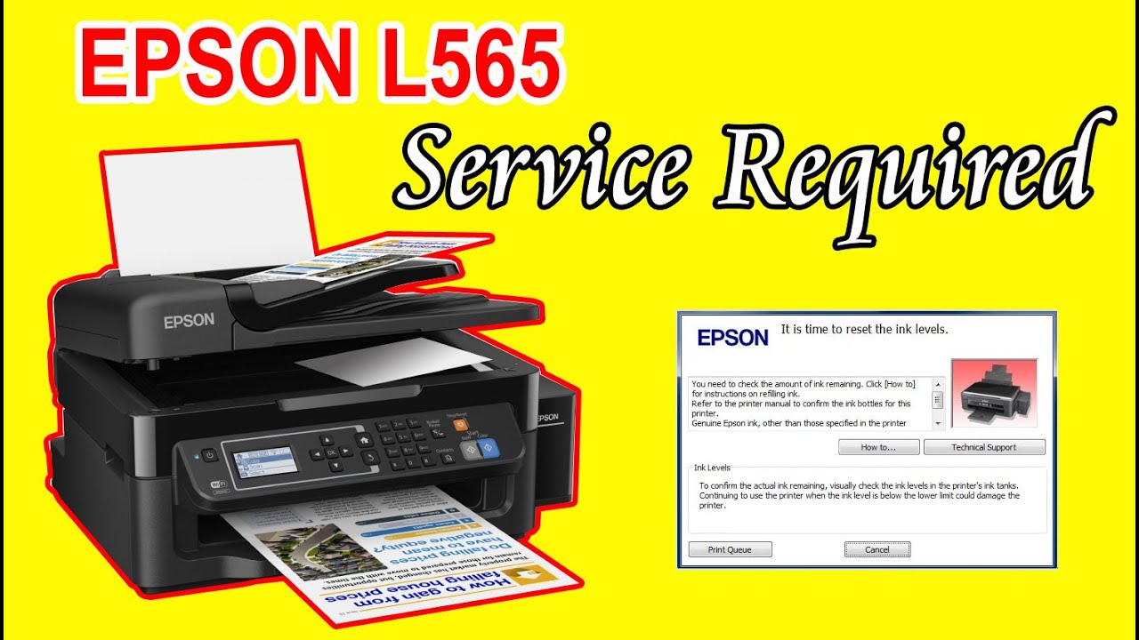 CARA RESET PRINTER EPSON L565 + LINK DOWNLOAD
