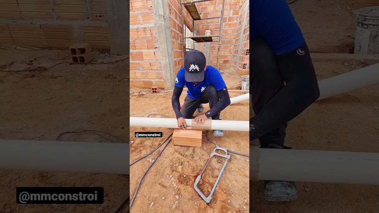 Como cortar cano de pvc 100% reto e fácil