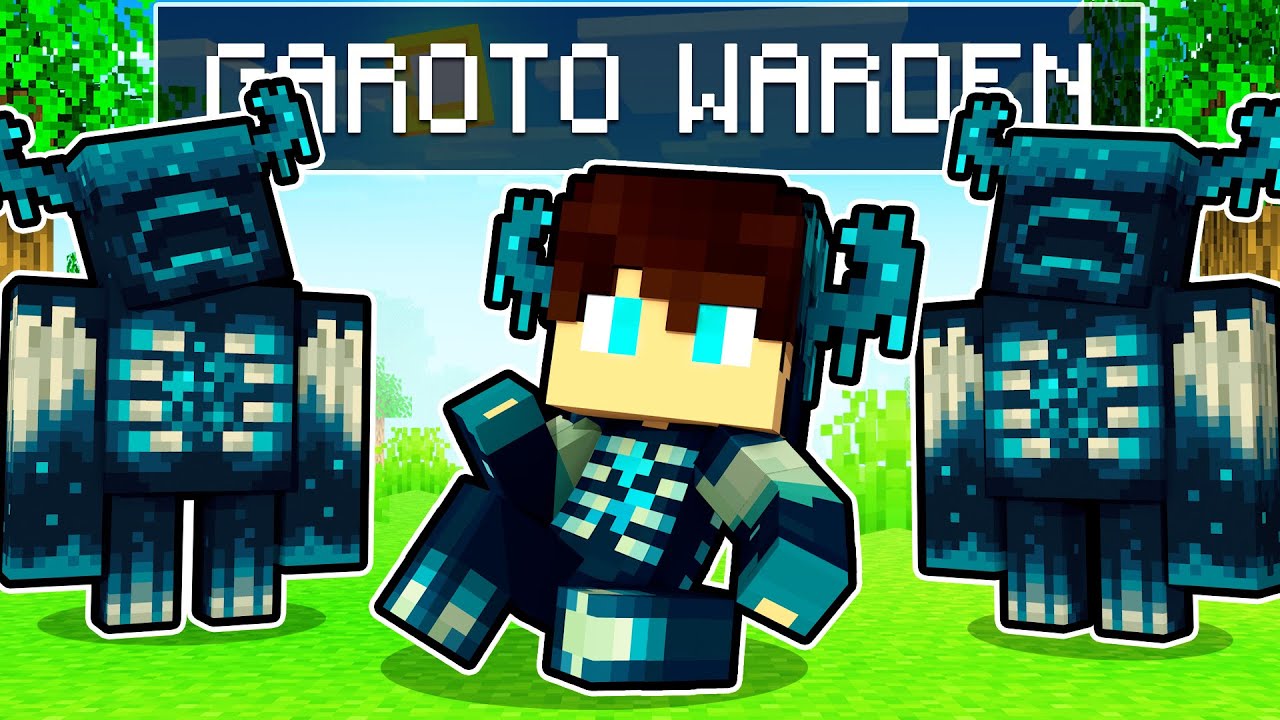 JOGANDO como um MENINO WARDEN no Minecraft