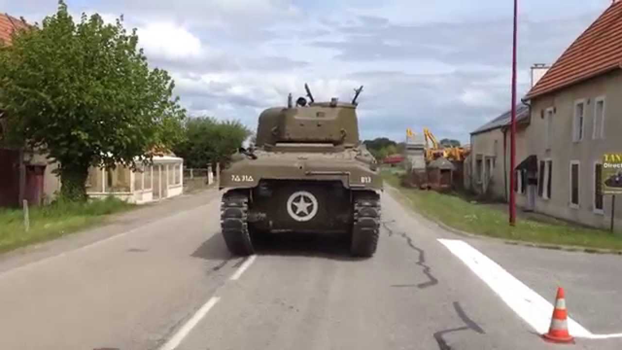 M4 SHERMAN test on the road 2