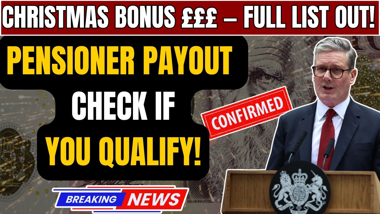 💷 Christmas Bonus Payout: Complete List of Pensioners and Claimants Who Qualify