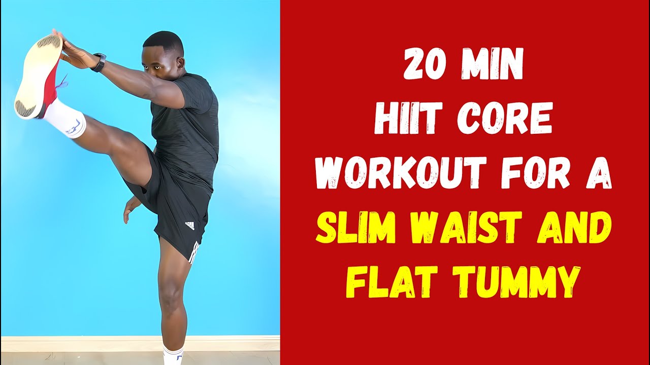 20 Minute Standing HIIT Core Workout for A Slim Waist🔥Flat Tummy Workout🔥