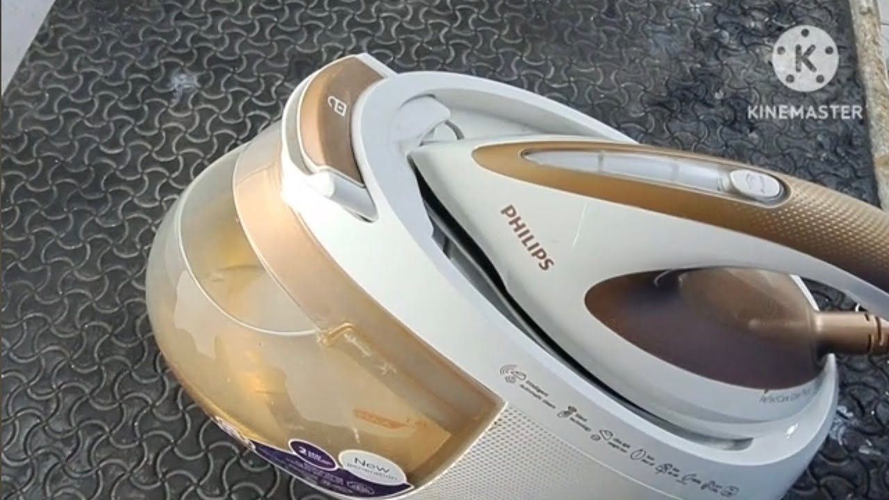 Ремонт утюга PHILIPS, проблема: пар не выходит, модель GC9670
