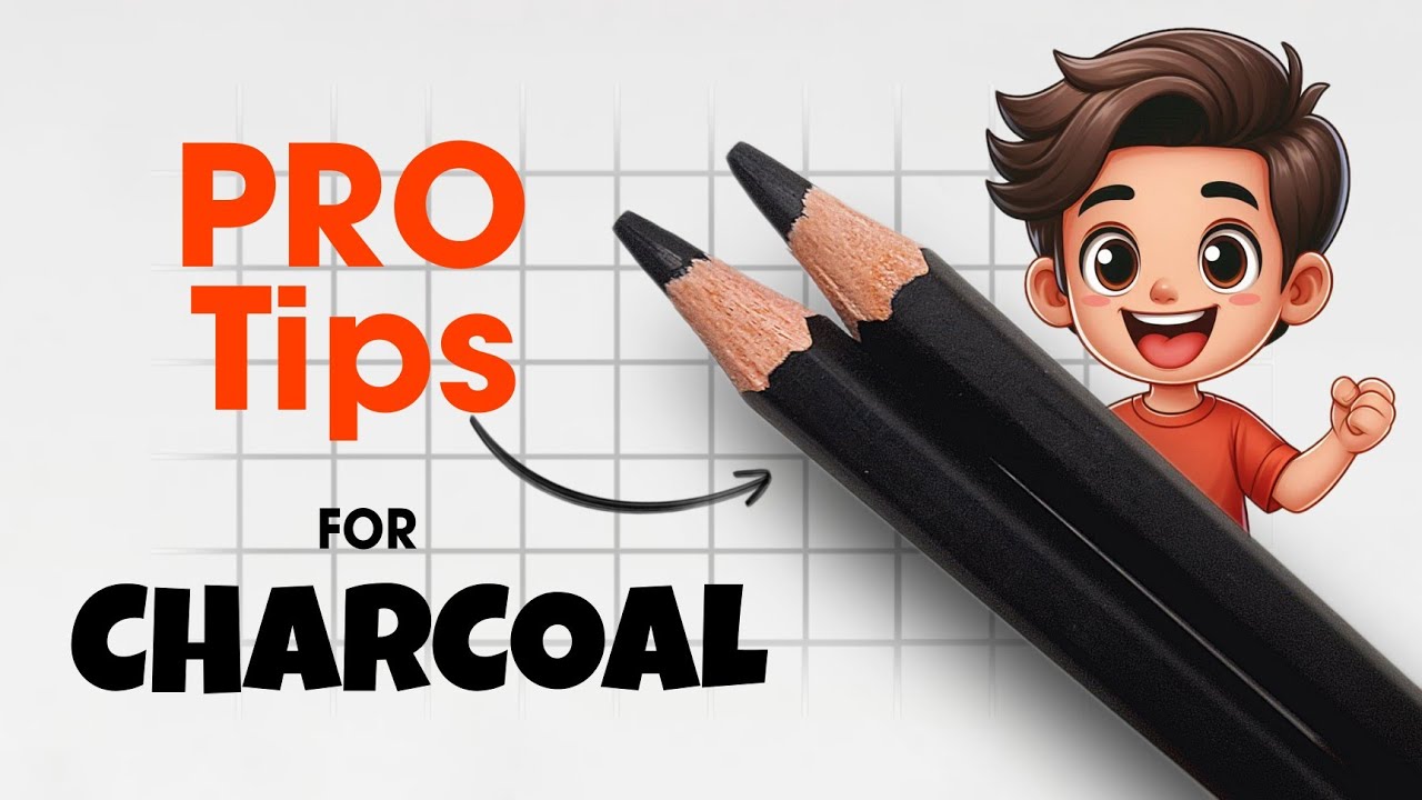 How to Use Charcoal pencils Properly - Beginners guide