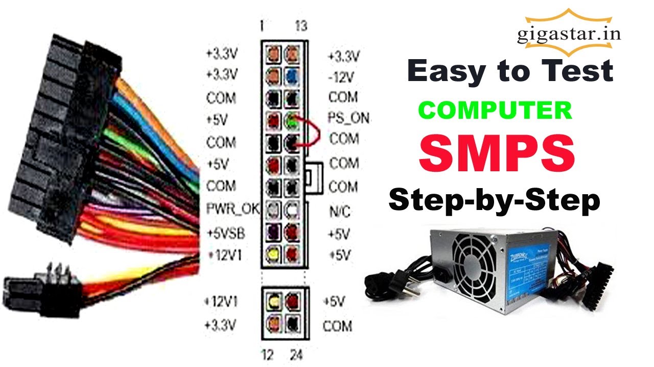 Easy to Test SMPS || SMPS চেক করার সহজ উপায় || SMPS चेक करने का आसान तरीका ||  @gigastarindia