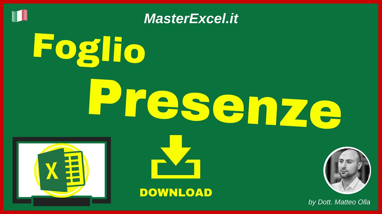 MasterExcel.it | Foglio Presenze Excel Download Gratis - Presenze Mensili dei Dipendenti