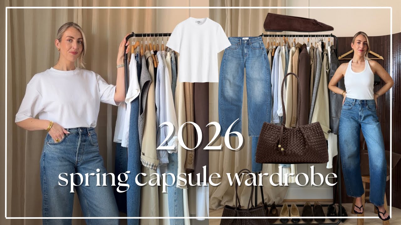 My 2026 spring capsule wardrobe| Katie Peake