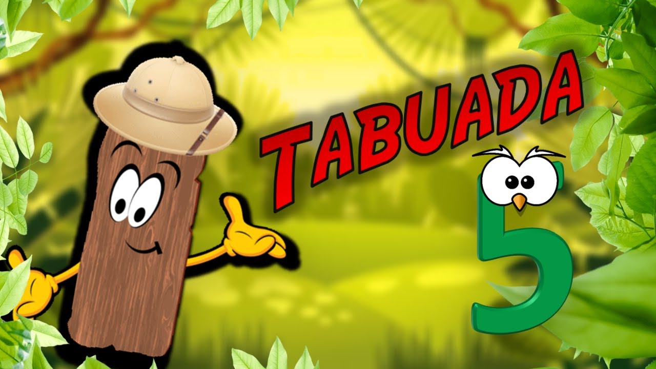 Tabuada Cantada do 5 - Turma da Lupita