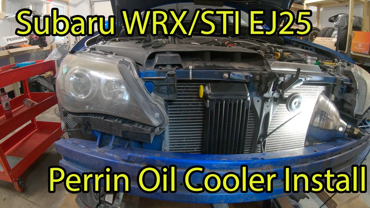 WRX/STI EJ25 Perrin Oil Cooler Full Install