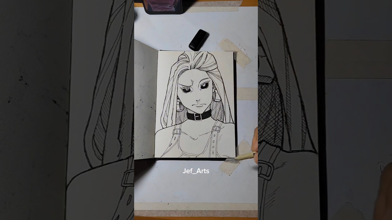 Takako uro #anime #drawing #tutorial #jujutsukaisen