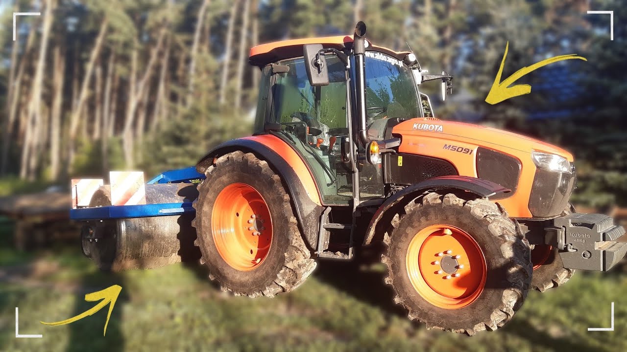 😈Uprawa i siew traw😈AGROPLONATEAM się bawi😂Kubota M5091